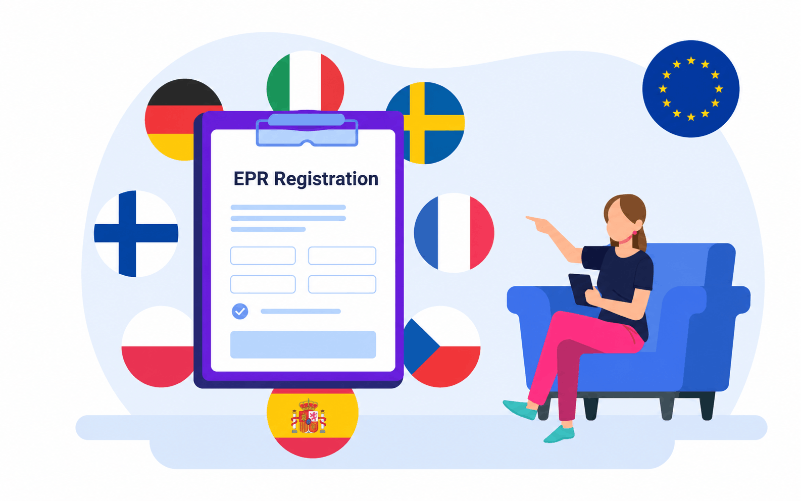 EPR registration form in EU countries